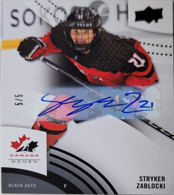 Stryker Zablocki [Black Autograph] #19