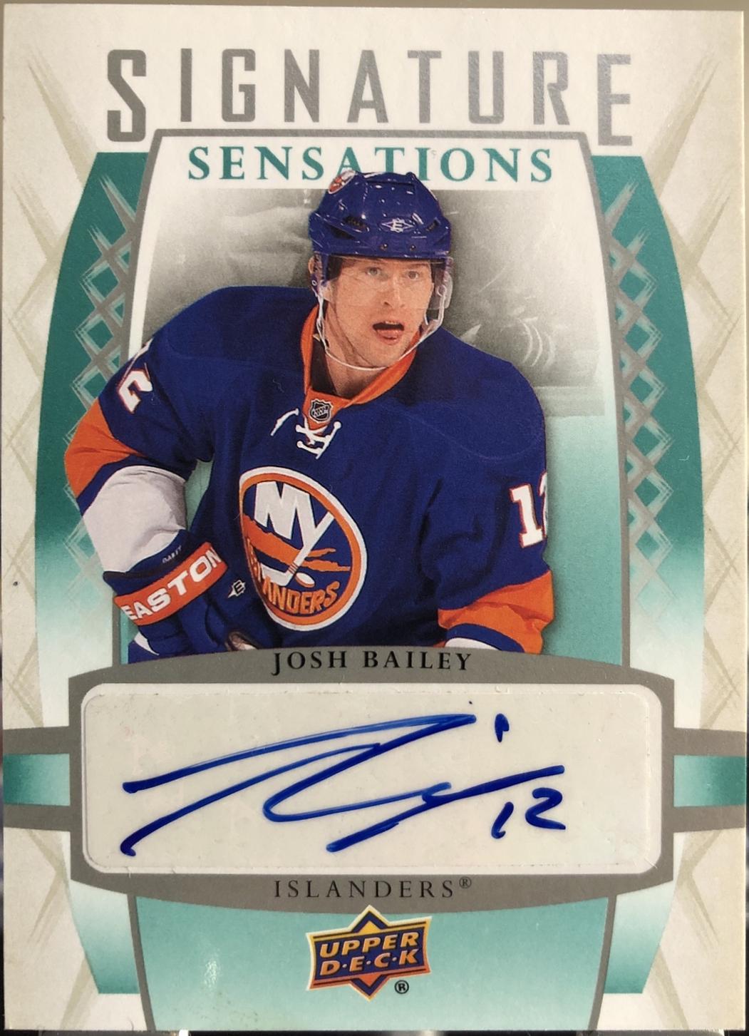 Josh Bailey #SS-BA