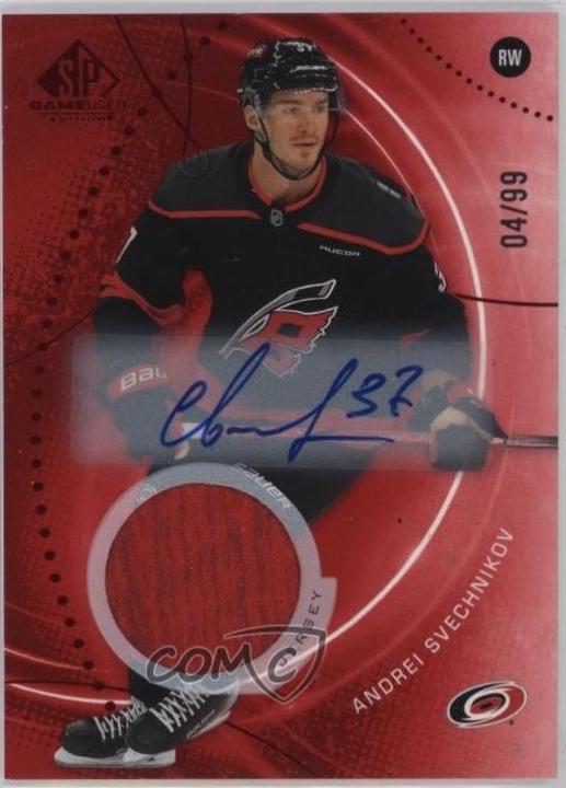 Andrei Svechnikov [Red Auto Jersey] #63