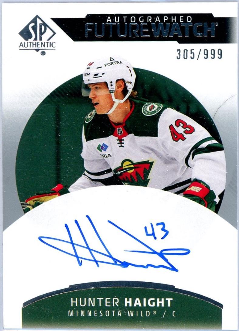 Hunter Haight [Horizontal Autograph] #182