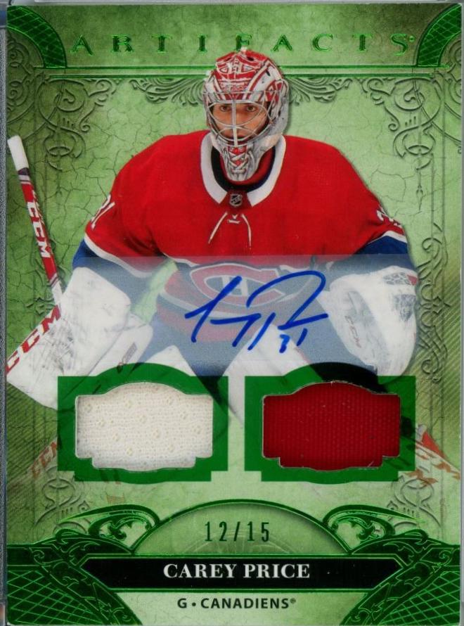 Carey Price [Autograph Material Emerald] #124