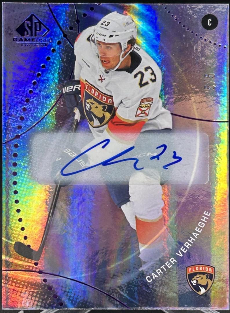 Carter Verhaeghe [Purple Autograph] #150