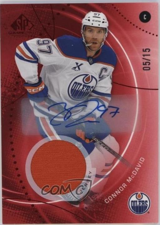 Connor McDavid [Red Auto Jersey] #102