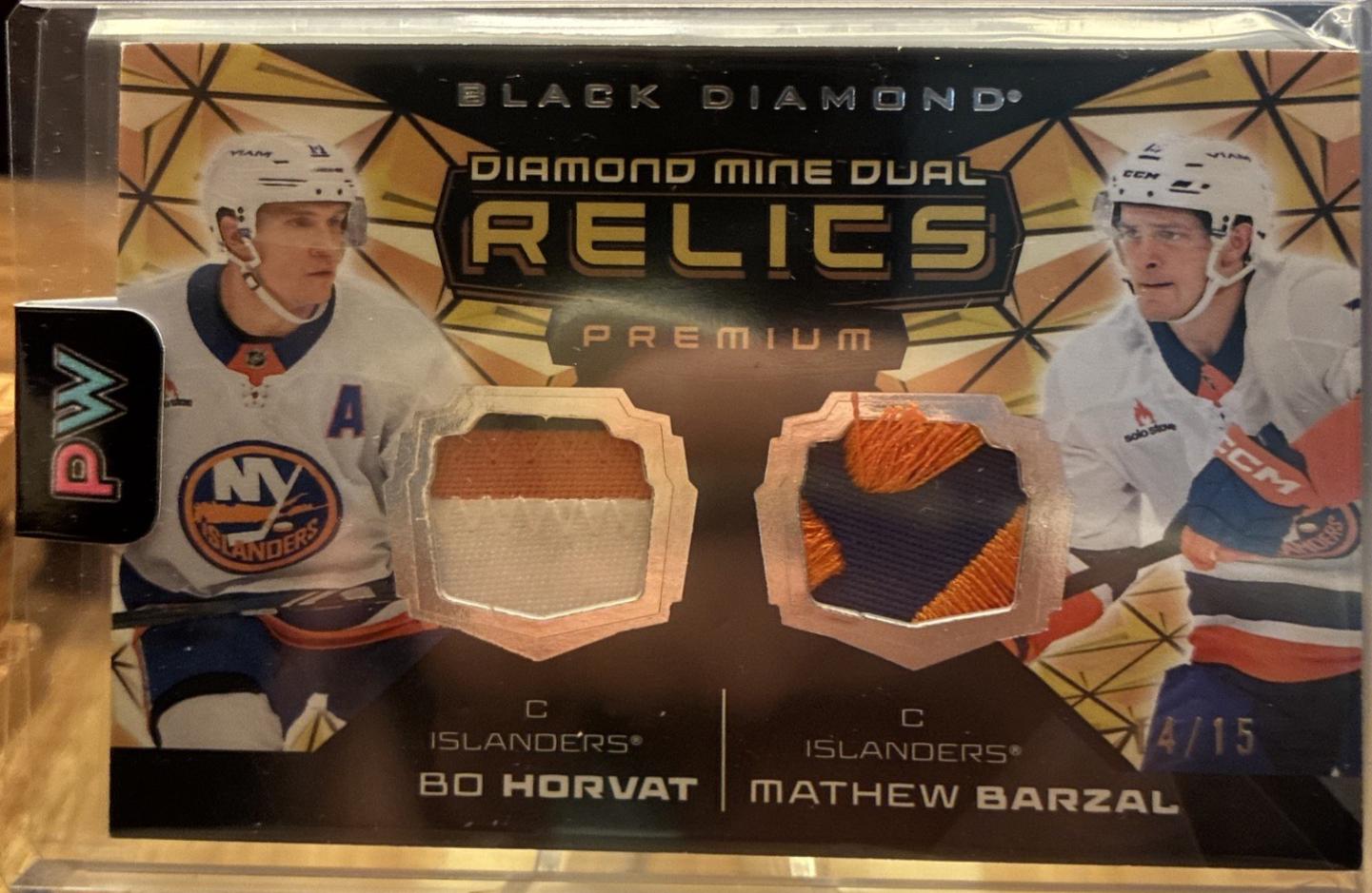 Bo Horvat/Mathew Barzal [Premium Relic] #DMDR-HB