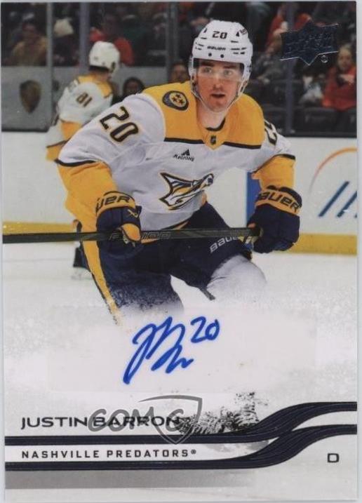 Justin Barron [Snow Spray Auto Variation] #349
