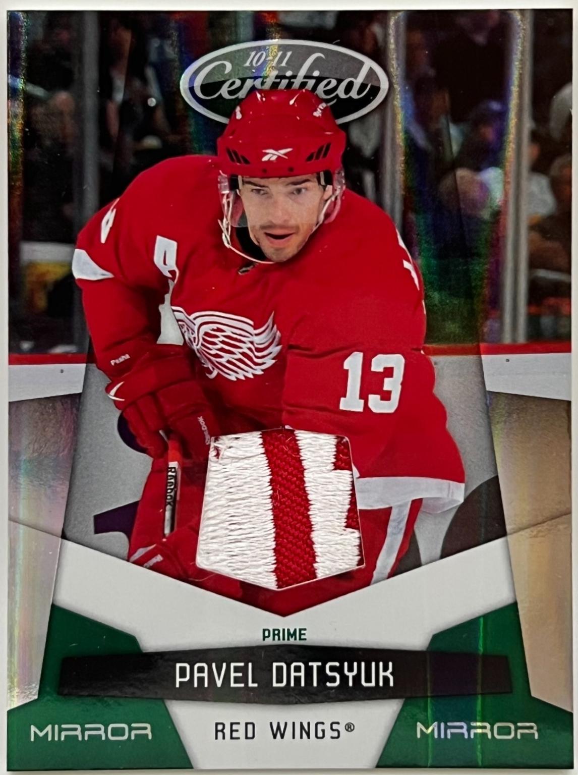 Pavel Datsyuk [Mirror Emerald Materials Prime] #51