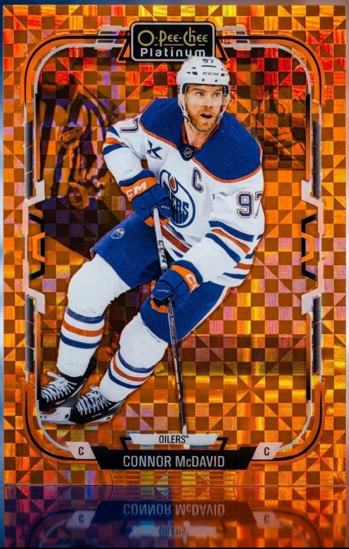 Connor McDavid [Orange Checkers] #63