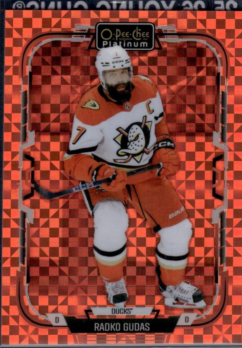 Radko Gudas [Orange Checkers] #97