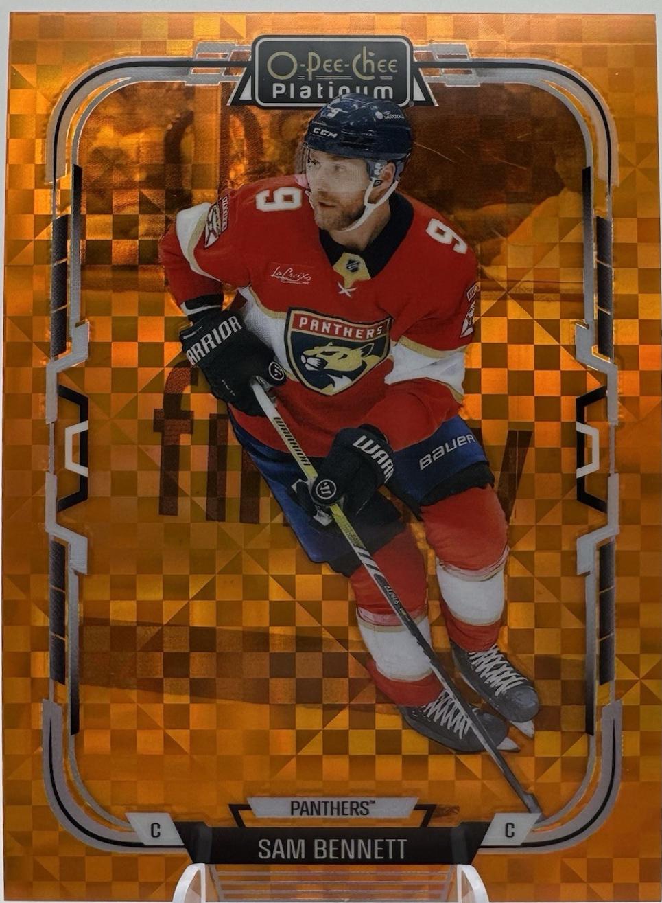Sam Bennett [Orange Checkers] #171