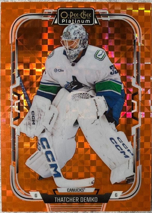 Thatcher Demko [Orange Checkers] #179