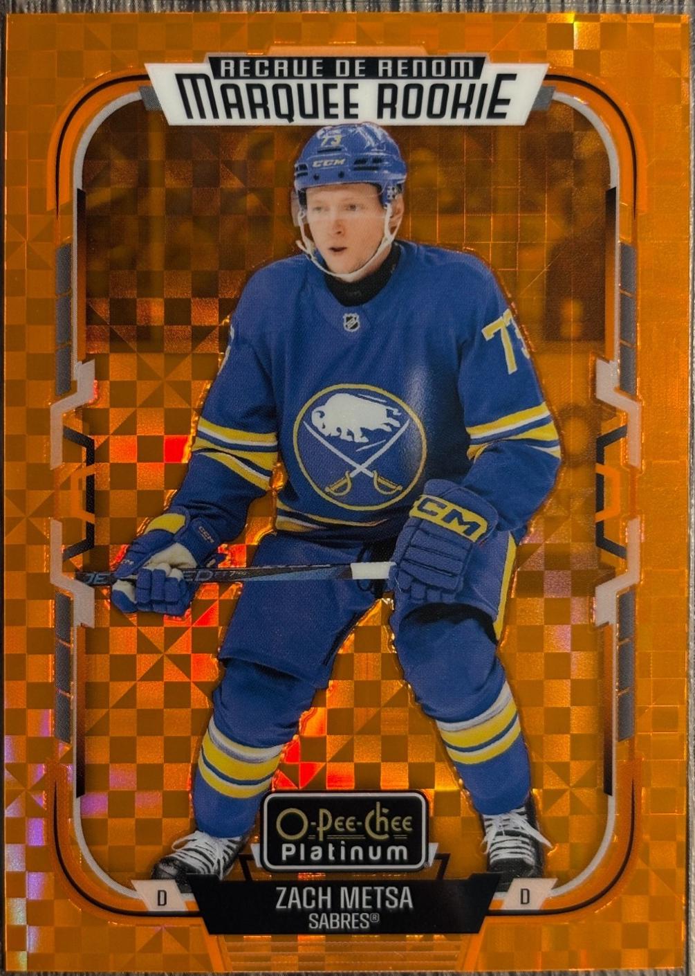 Zach Metsa [Orange Checkers] #290