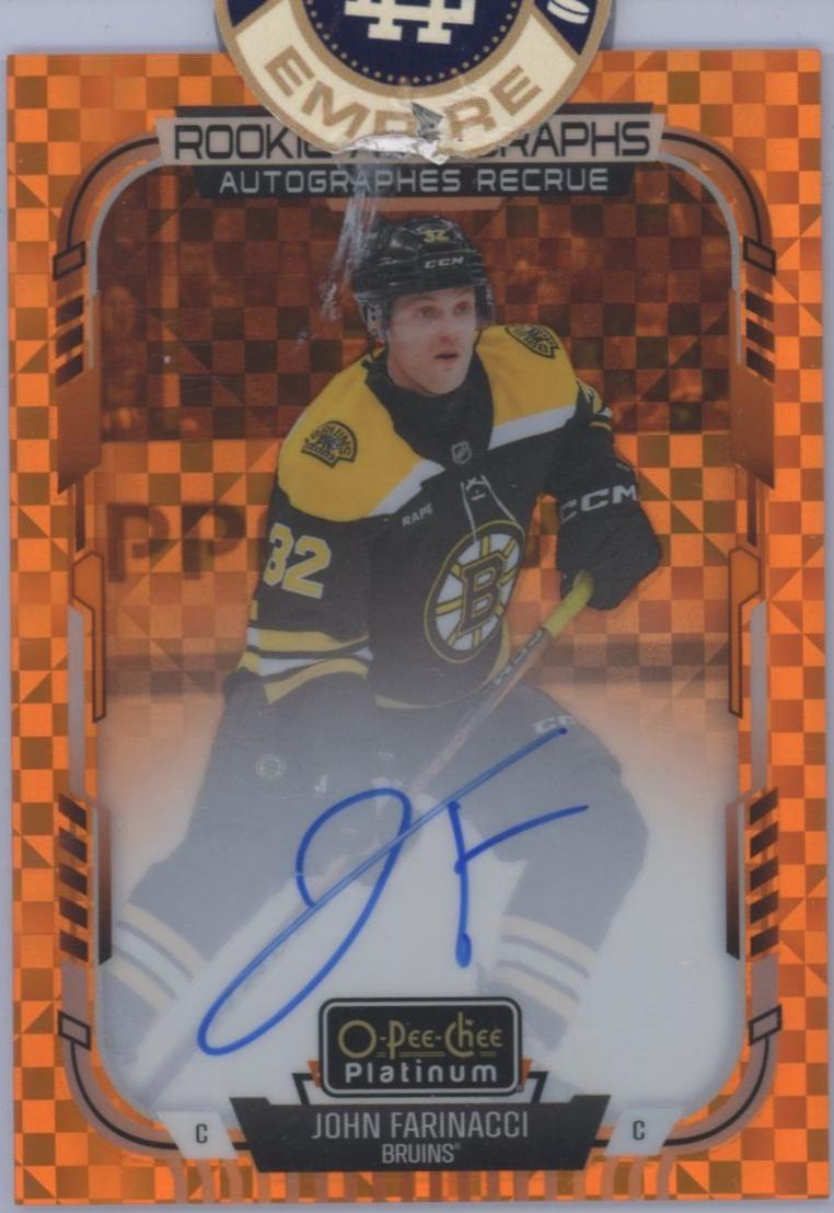 John Farinacci [Orange Checkers] #R-JF