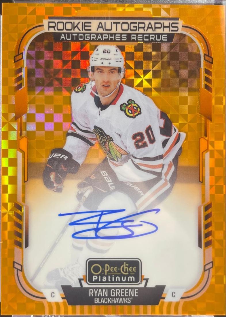 Ryan Greene [Orange Checkers] #R-RG