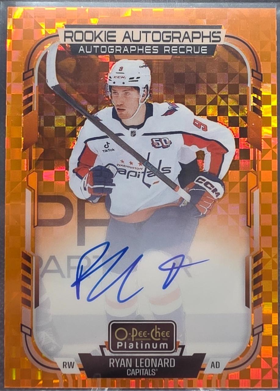 Ryan Leonard [Orange Checkers] #R-RL