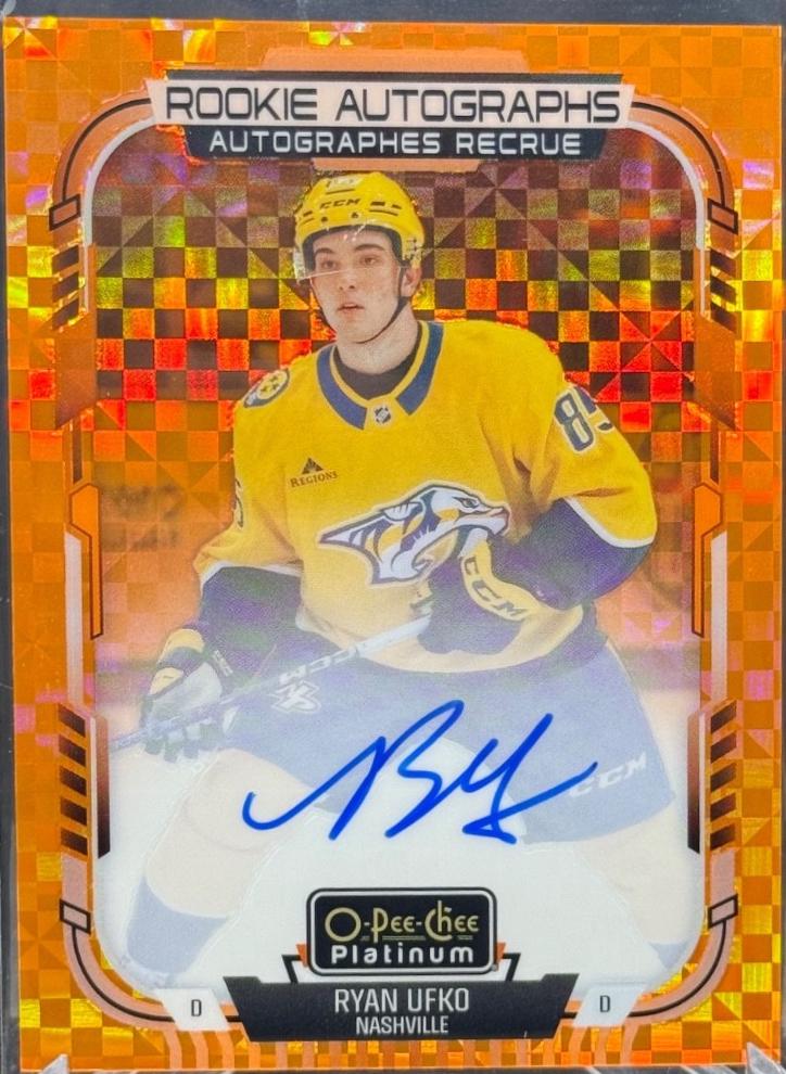 Ryan Ufko [Orange Checkers] #R-RU