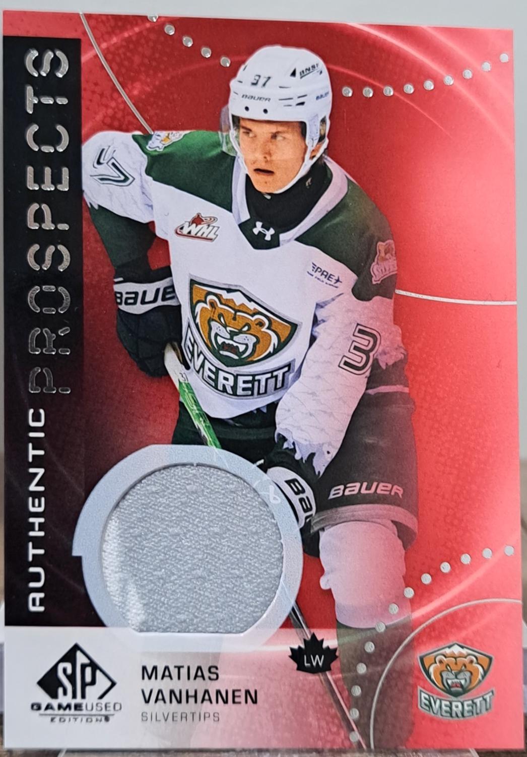 Matias Vanhanen [Patch Autograph] #67