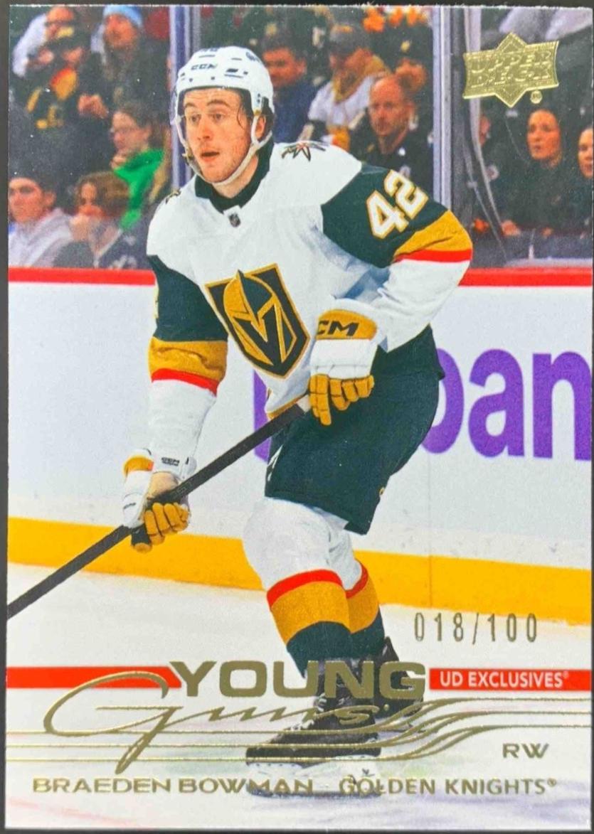 Braeden Bowman [UD Exclusives] #703