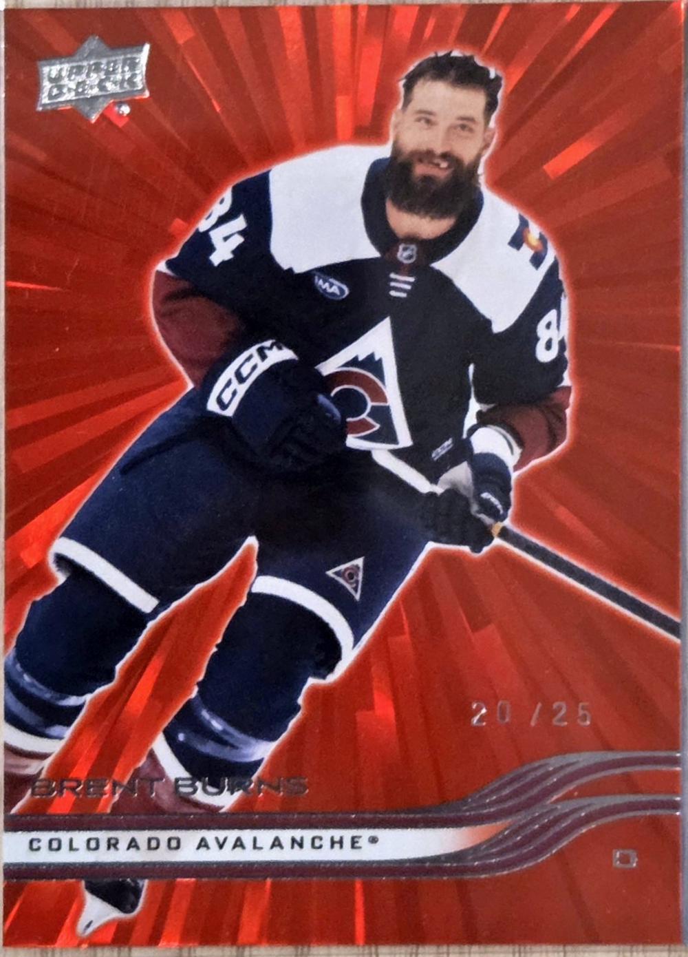 Brent Burns [Outburst Red] #531