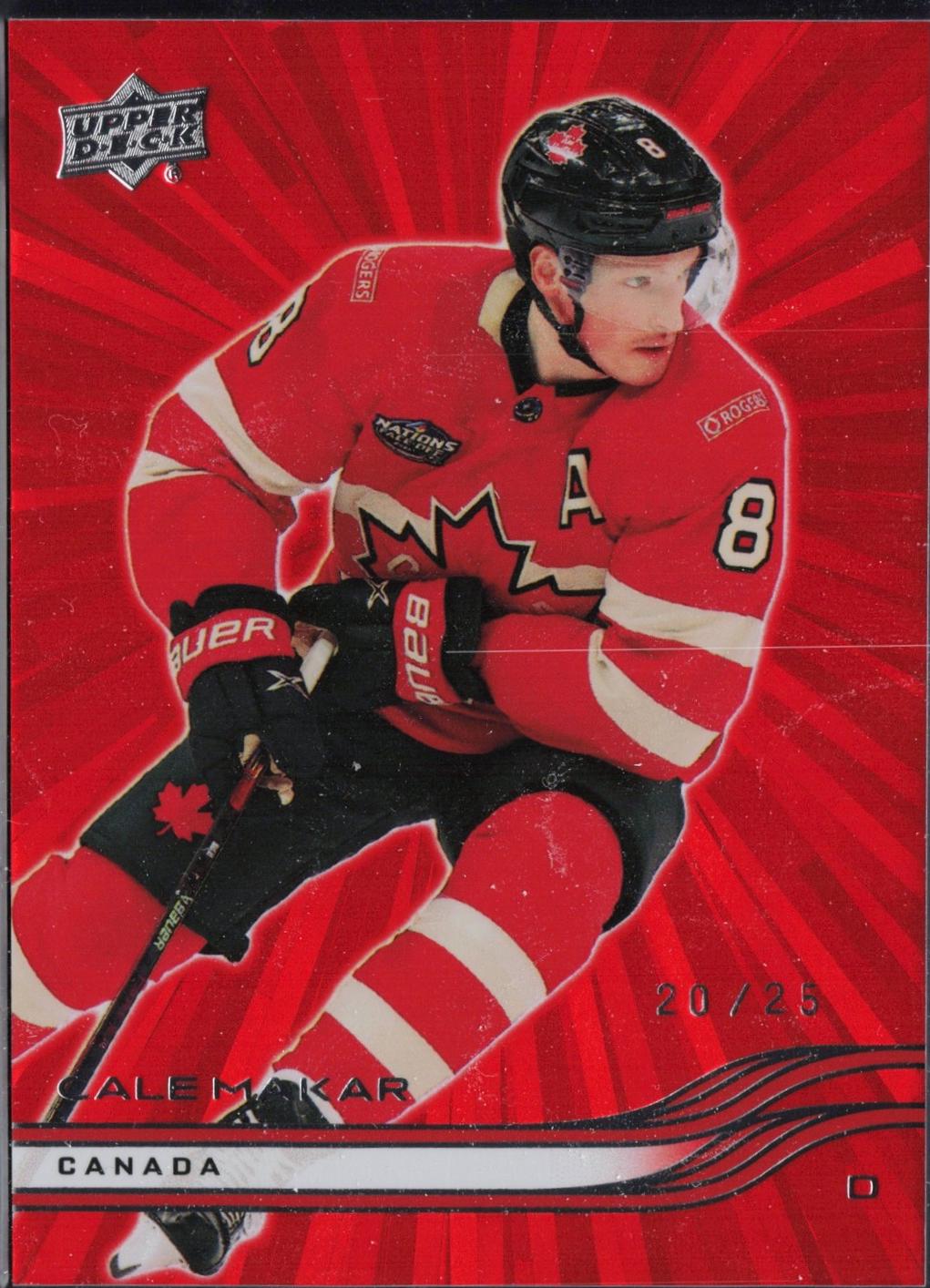 Cale Makar [Outburst Red] #648