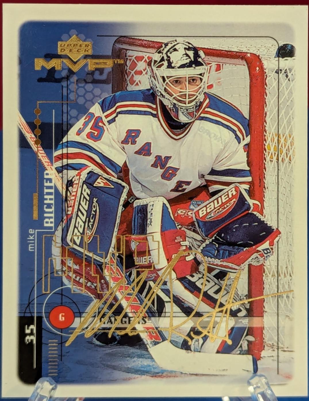 Mike Richter [Gold Script] #135