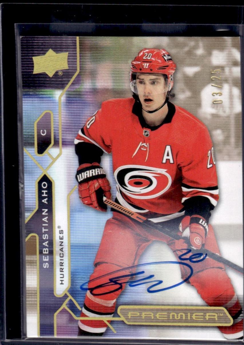 Sebastian Aho [Gold Autograph] #35
