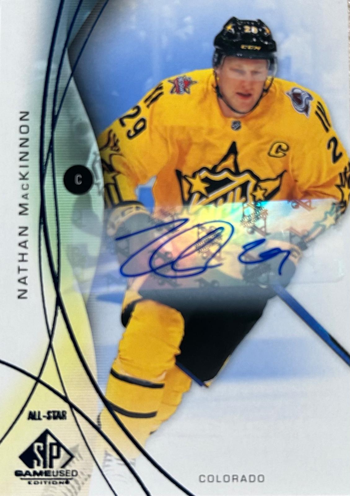 Nathan MacKinnon [Blue Autograph] #143