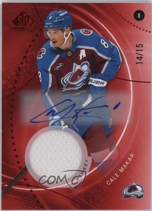 Cale Makar [Red Auto Jersey] #109