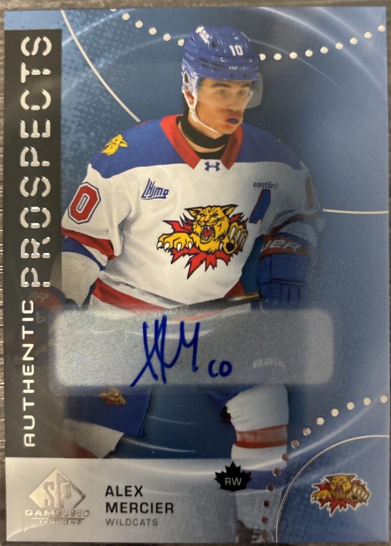 Alex Mercier [Blue Autograph] #24
