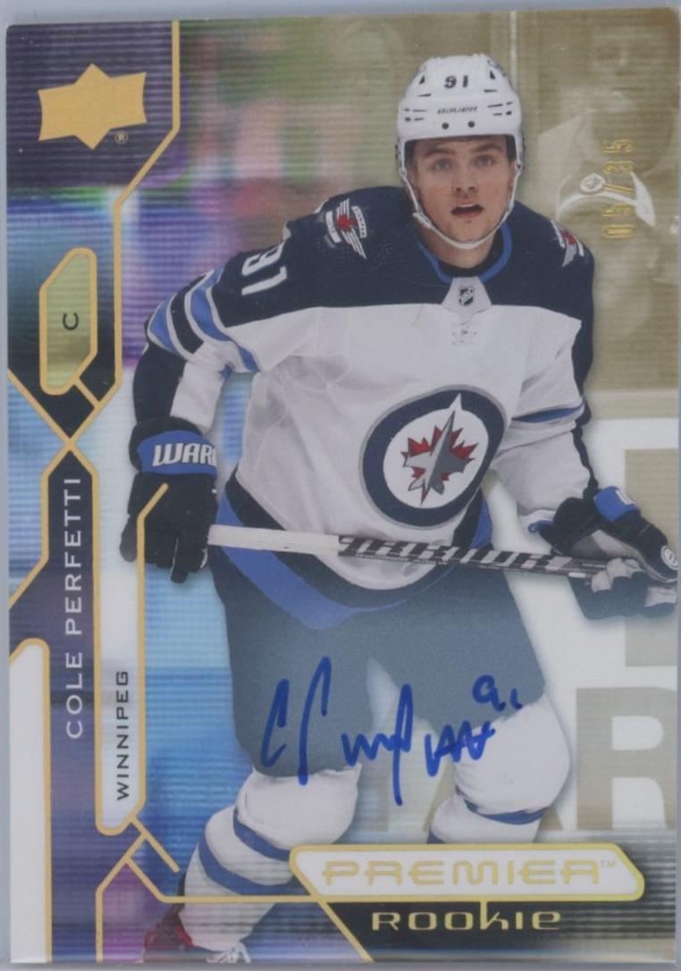 Cole Perfetti [Gold Autograph] #115