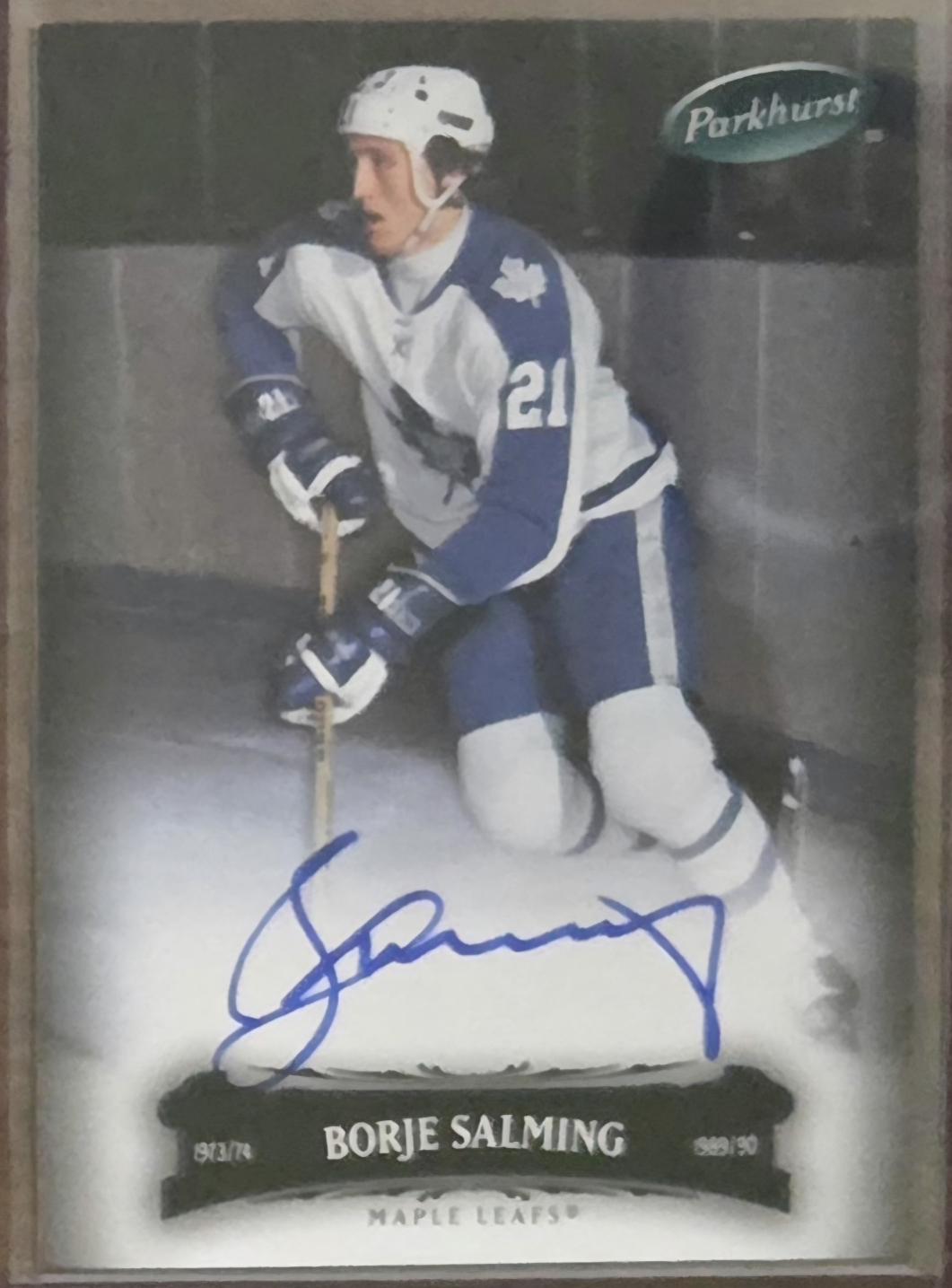 Borje Salming [Autograph] #109