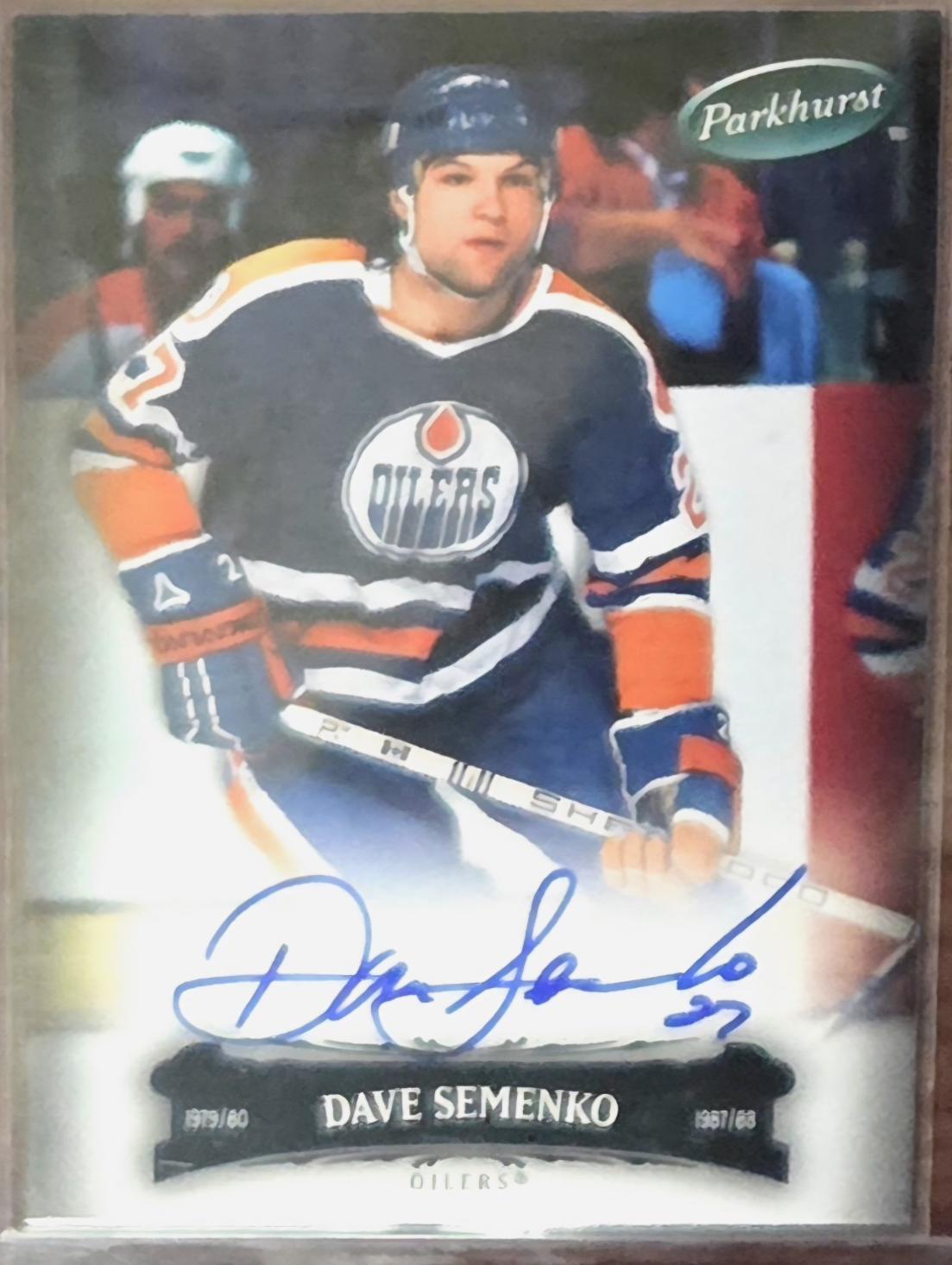 Dave Semenko [Autograph] #113