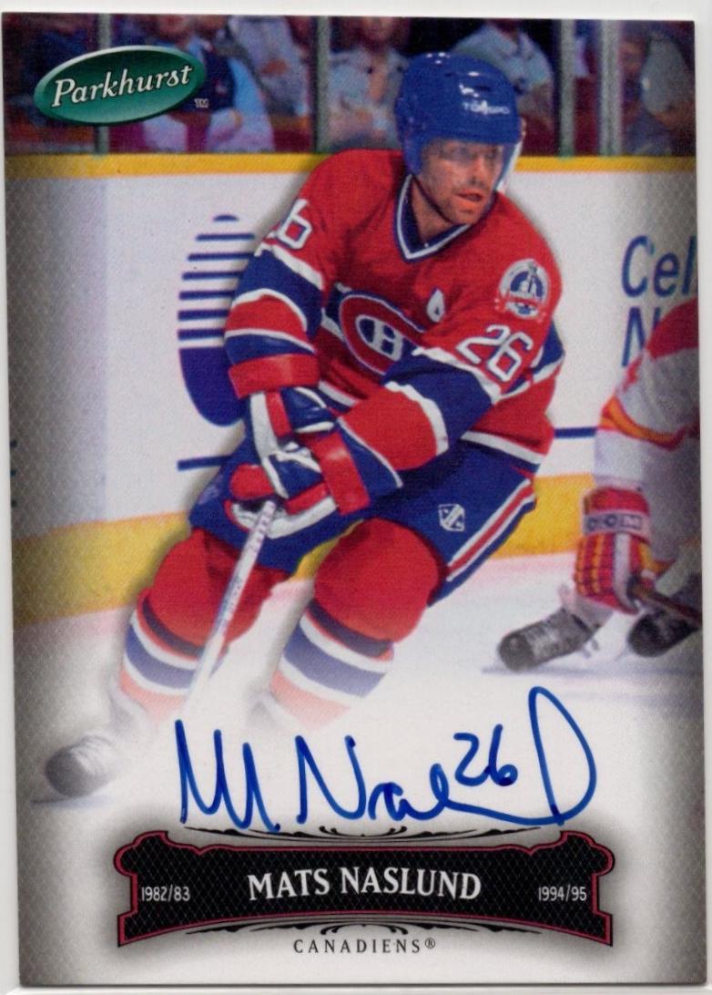 Mats Naslund [Autograph] #140