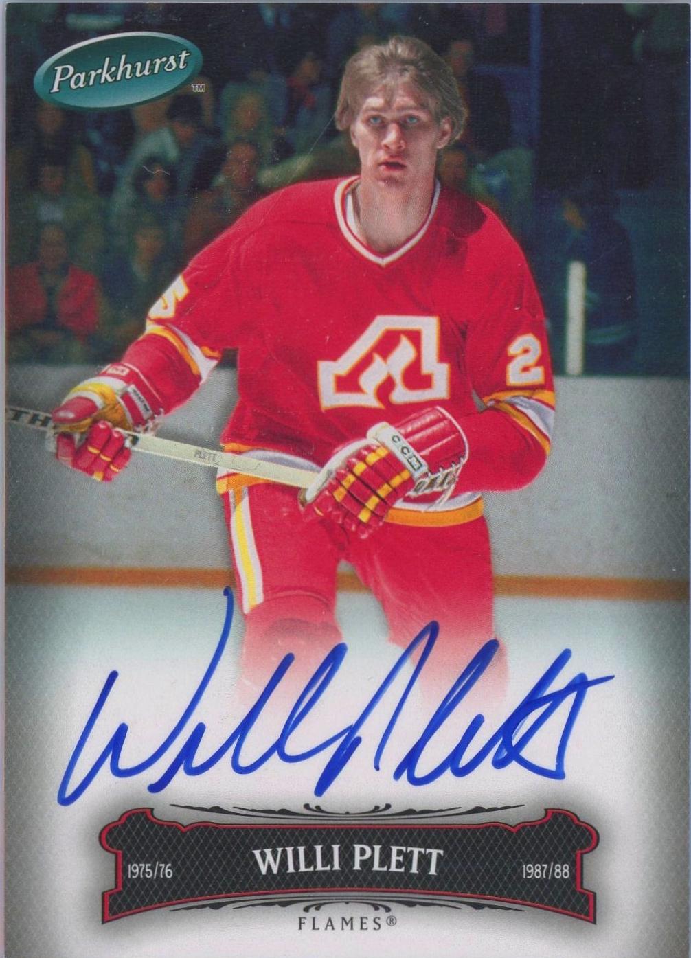 Willi Plett [Autograph] #98