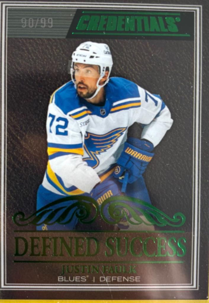 Justin Faulk [Green] #DS-15