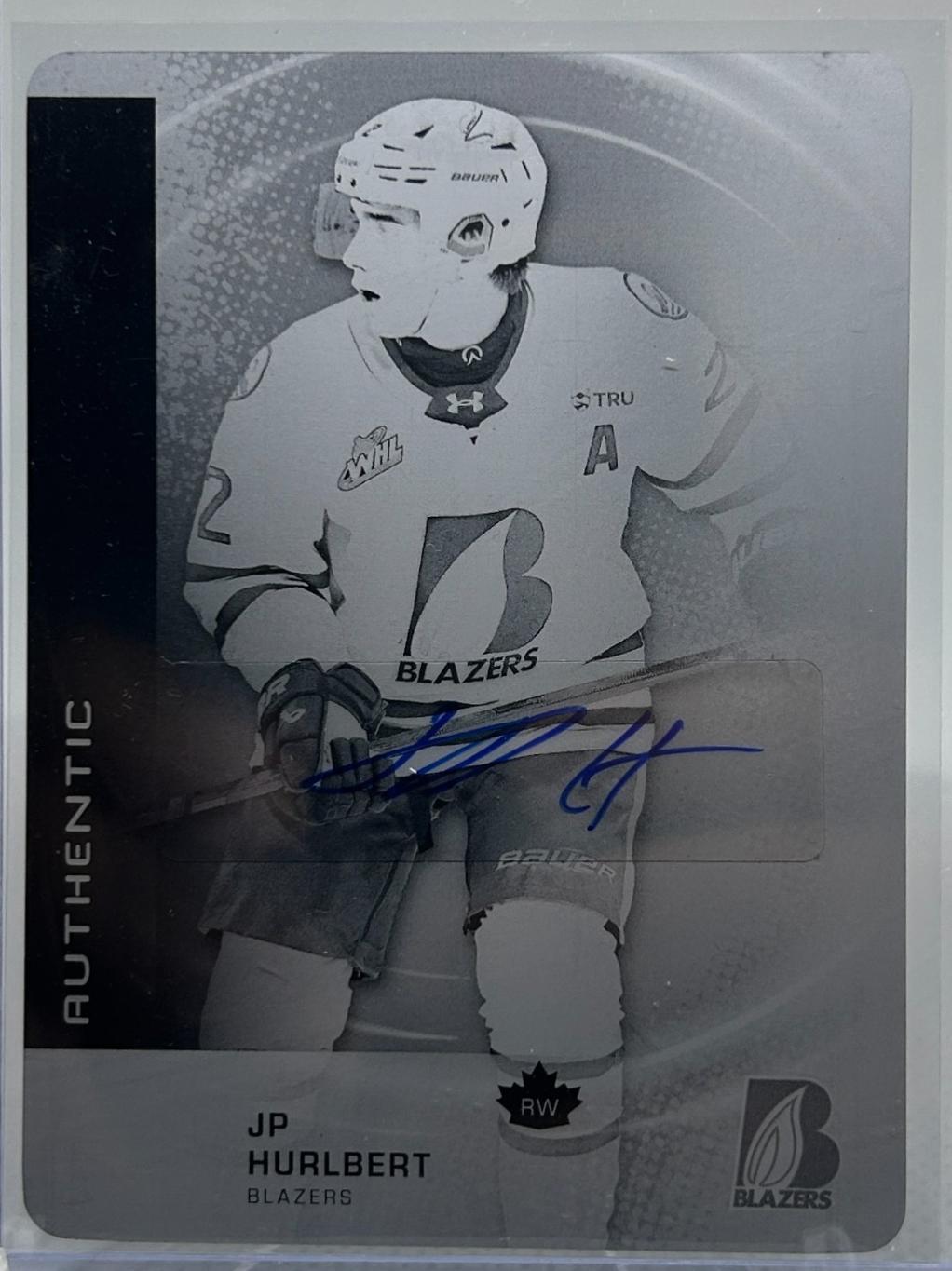 JP Hurlbert [Printing Plate Autograph] #55
