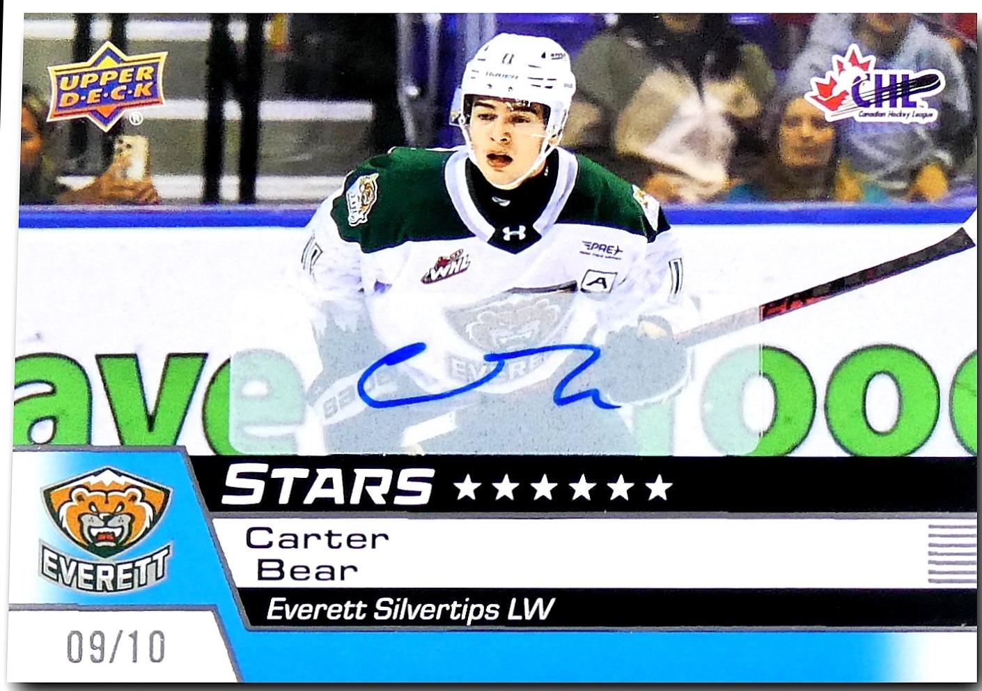 Carter Bear [Blue Autograph] #334