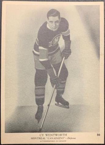 Cy Wentworth #30