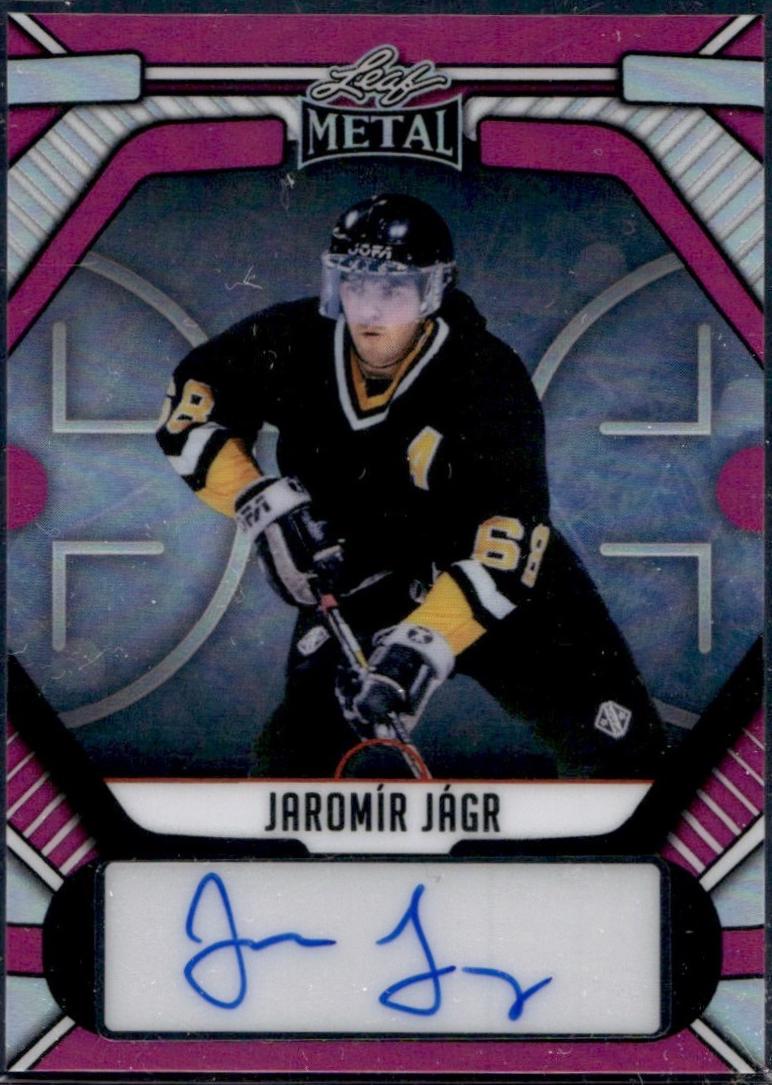 Jaromir Jagr [Prismatic Pink] #BA-JJ1