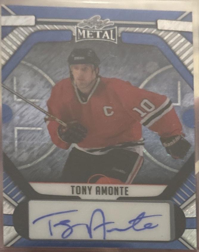 Tony Amonte [Shimmer Blue] #BA-TA1