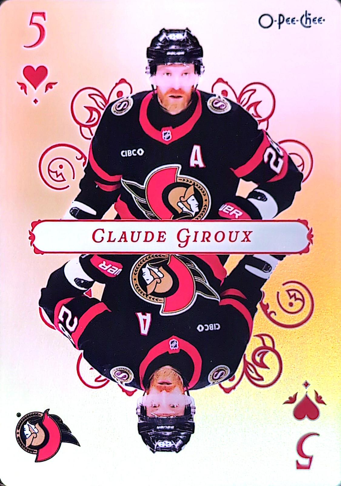 Claude Giroux #5-HEARTS
