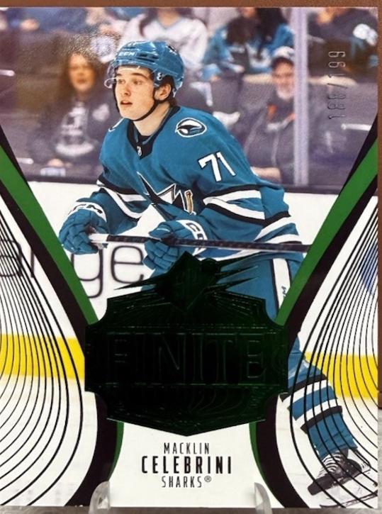 Macklin Celebrini [Emerald Green] #25