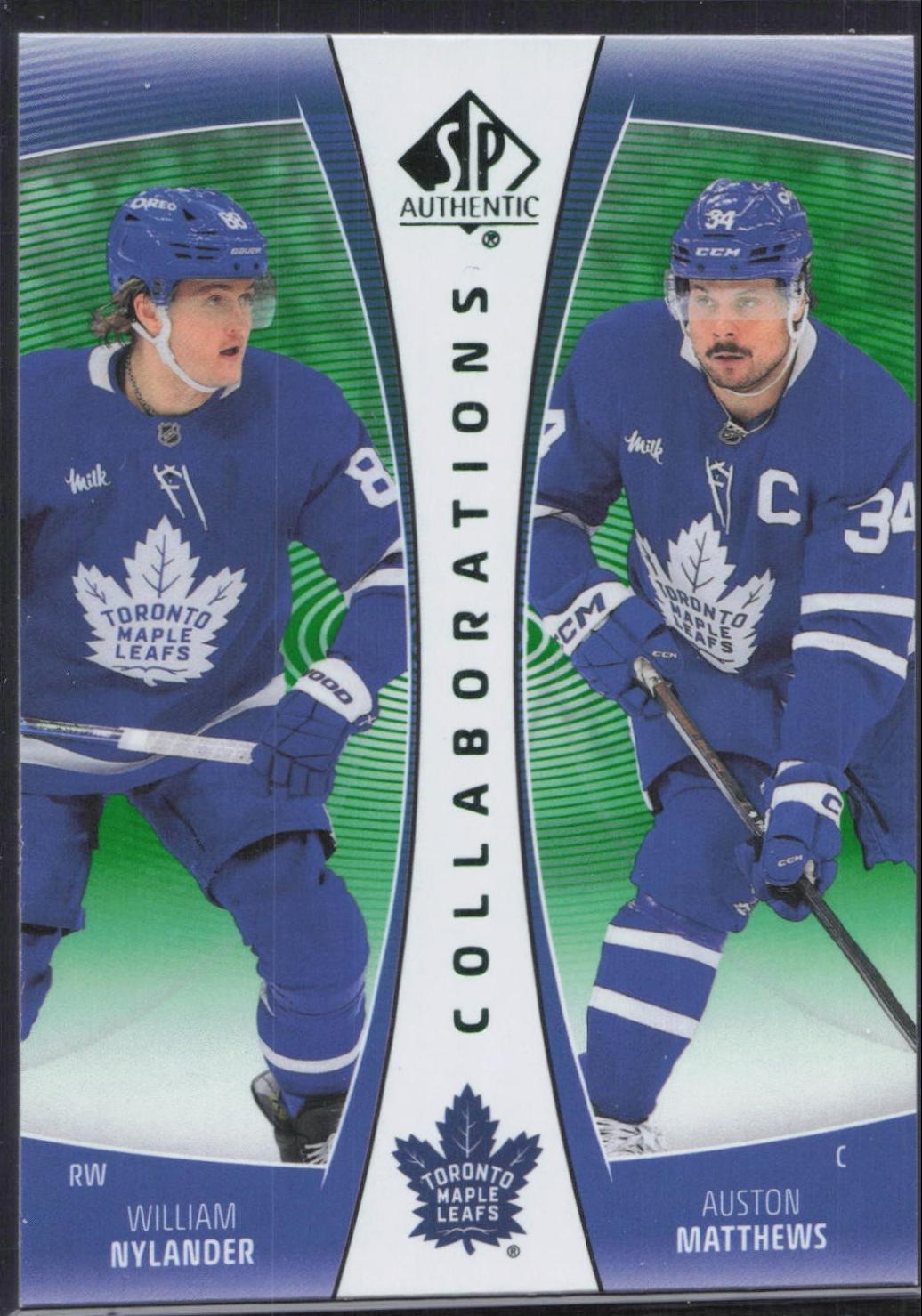Auston Matthews / William Nylander [Green] #CLB-20