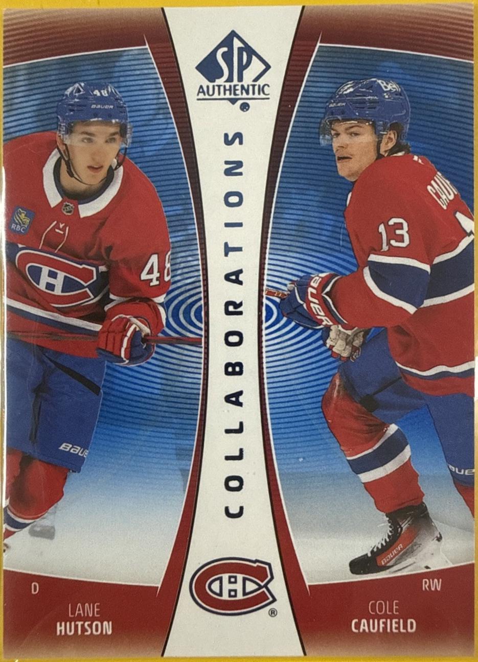 Cole Caufield / Lane Hutson [Blue] #CLB-11