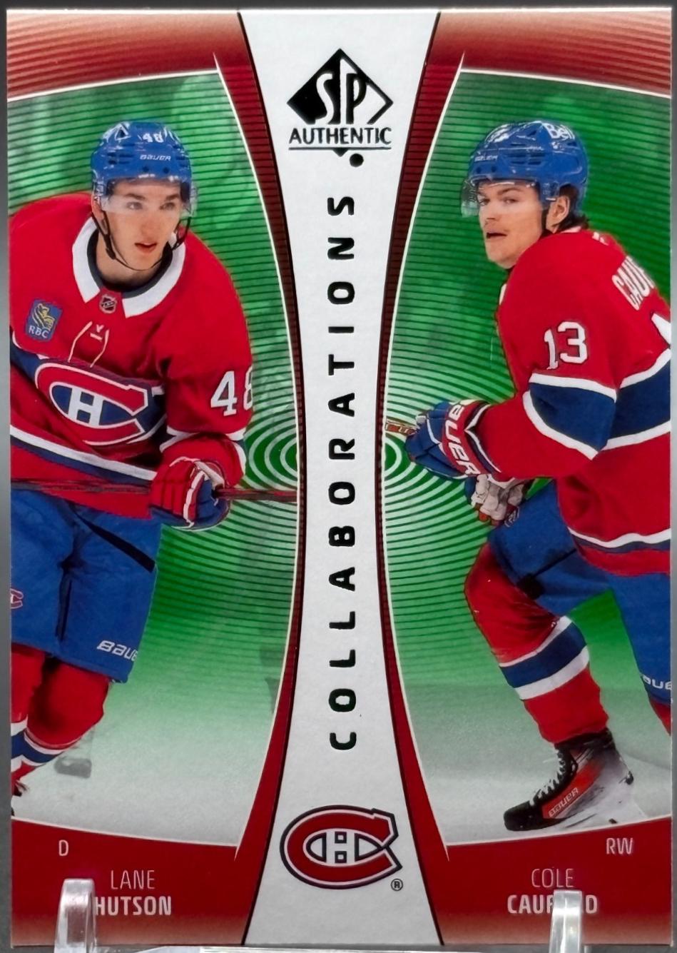 Cole Caufield / Lane Hutson [Green] #CLB-11