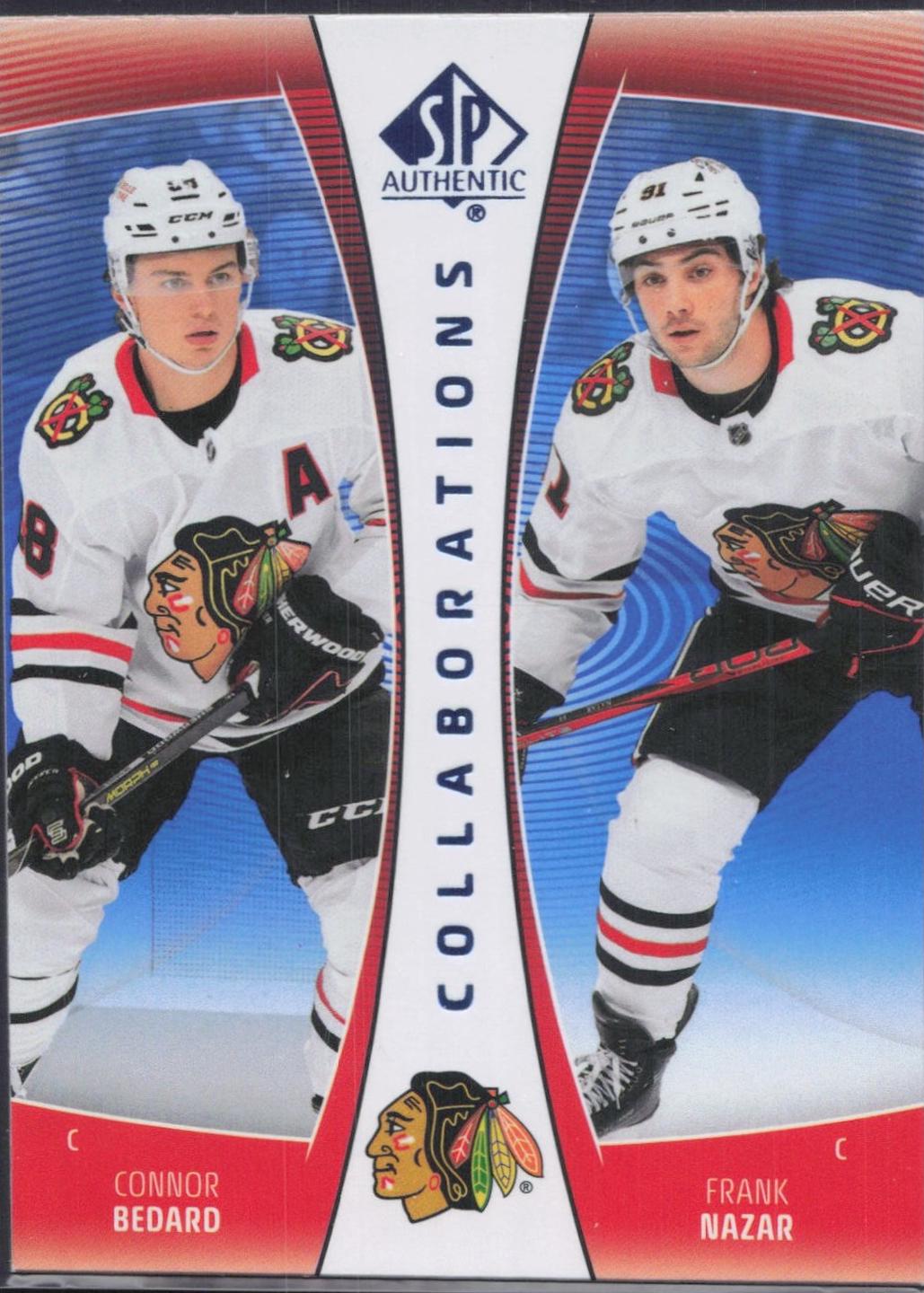 Connor Bedard / Frank Nazar [Blue] #CLB-4