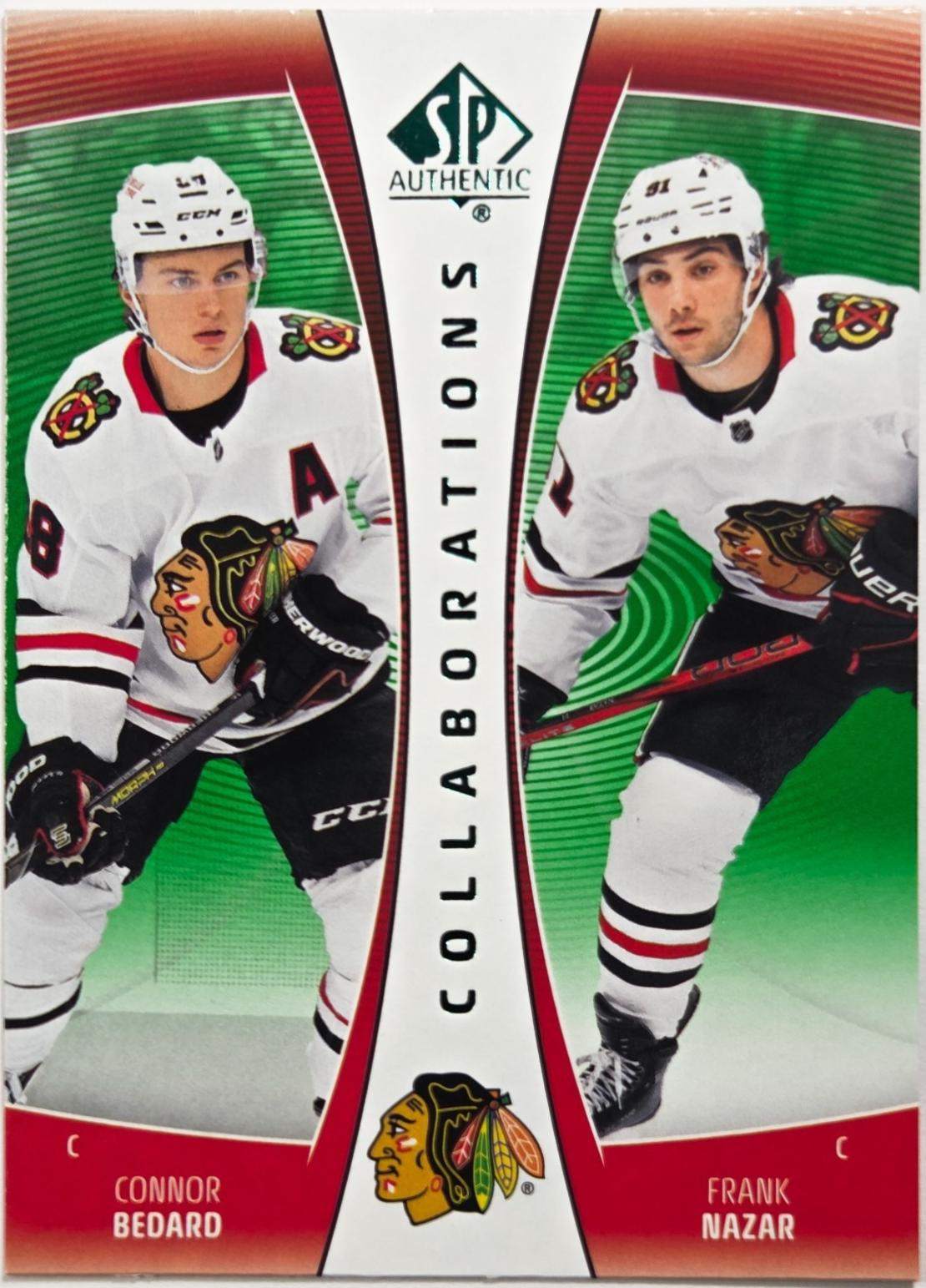 Connor Bedard / Frank Nazar [Green] #CLB-4