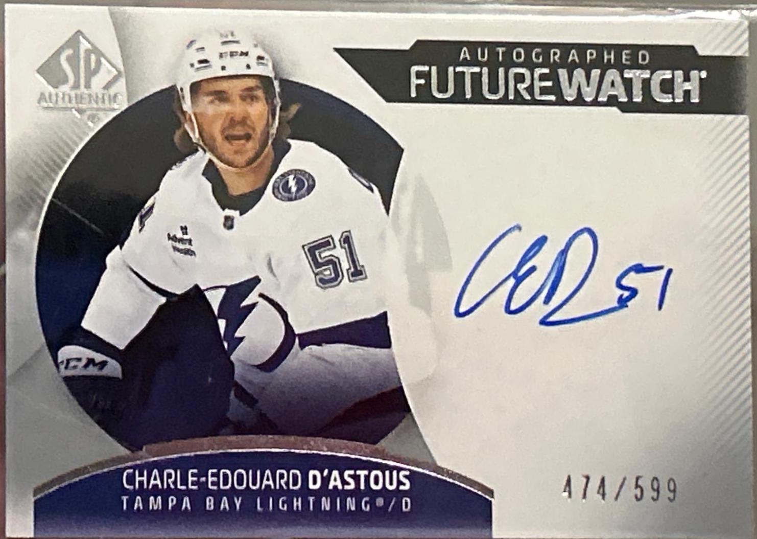 Charle-Edouard D'Astous [Horizontal Autograph] #FW-CD