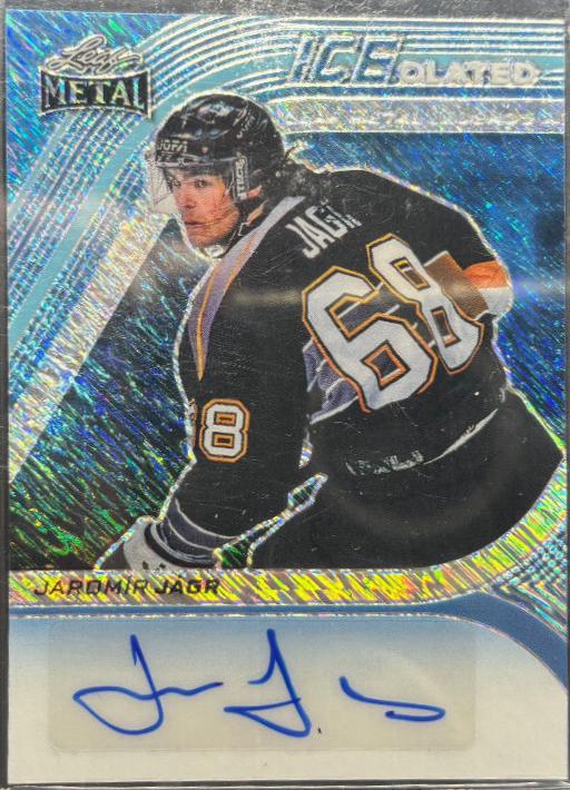 Jaromir Jagr [Light Blue Diagonal Shimmer] #ICE-JJ1