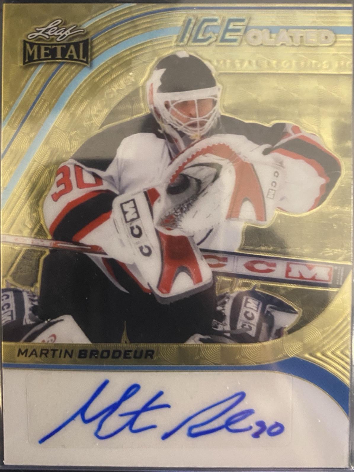 Martin Brodeur [Super Prismatic Gold] #ICE-MB1
