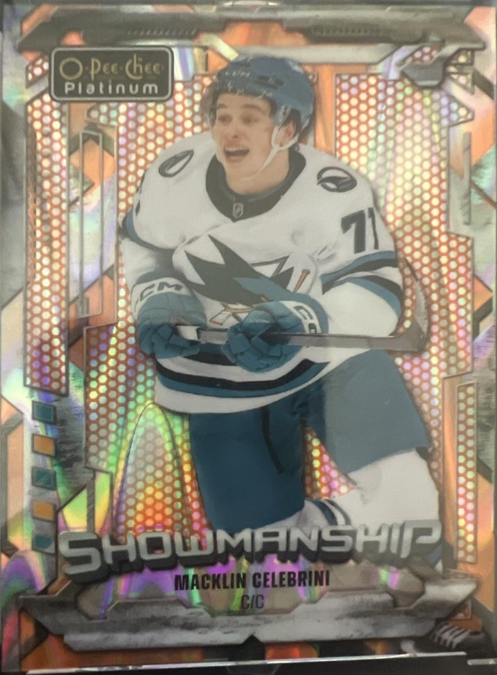 Macklin Celebrini [Orange Ray] #S-8